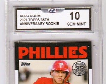 ALEC BOHM 2021 TOPPS 35th Anniversary Rookie Card Philadelphia Phillies