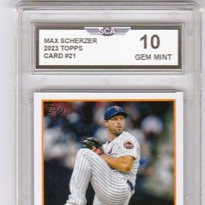 MAX SCHERZER 2023 TOPPS Baseball Card #21 Toronto Blue Jays