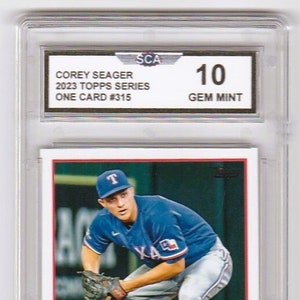 COREY SEAGER 2023 TOPPS Series One Card Texas Rangers