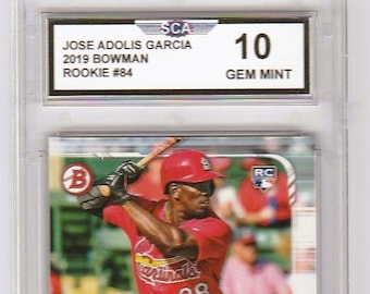 JOSE ADOLIS GARCIA 2019 Bowman Card Texas Rangers