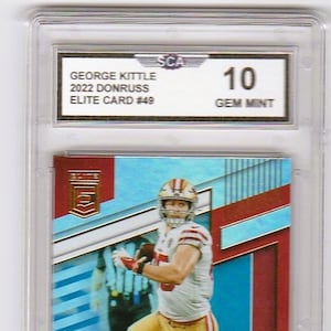 GEORGE KITTLE 2022 DONRUSS Elite Card San Francisco 49ers