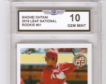 SHOHEI OHTANI 2018 LEAF National Rookie Card #01 Los Angeles