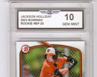 JACKSON HOLLIDAY 2023 BOWMAN Rookie Card Baltimore Orioles