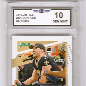 TAYSOM HILL 2021 DONRUSS Card New Orleans Saints