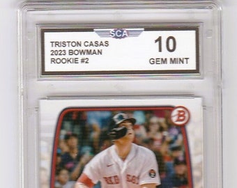 TRISTON CASAS 2023 BOWMAN Rookie Card Boston Red Sox