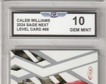 CALEB WILLIAMS 2024 SGAE Next Level Card Chicago bears