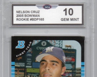 NELSON CRUZ 2005 Bowman Rookie Card Tampa Bay Rays 