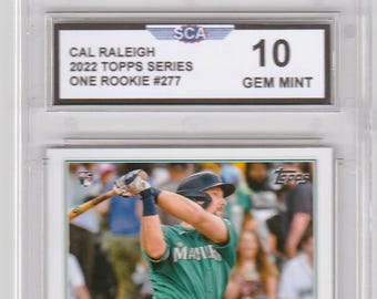CAL RALEIGH 2022 TOPPS Series One Rookie Card Seattle Mariners Catcher