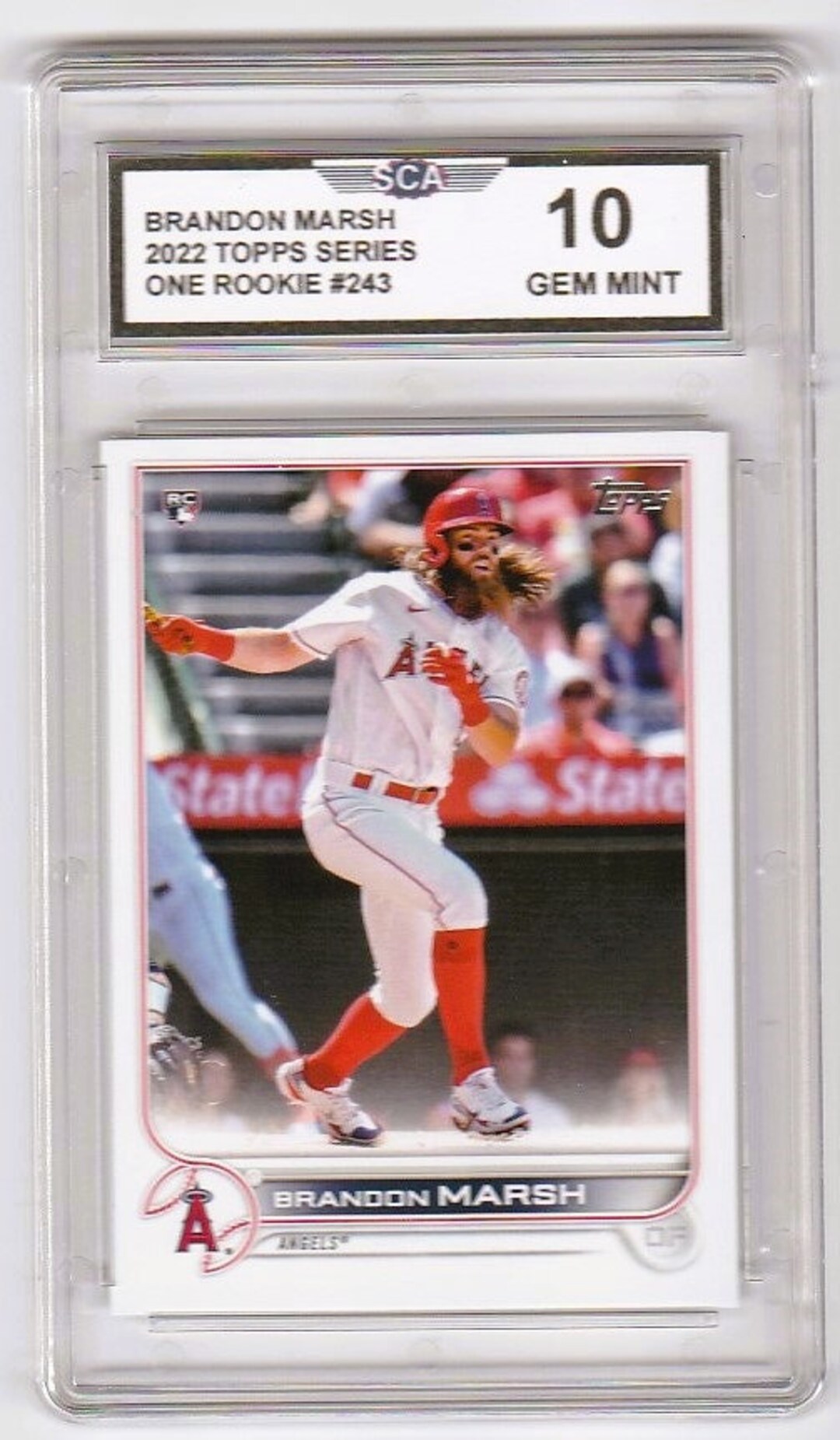 BRANDON MARSH 2022 TOPPS Series One Rookie Card Philadelphia