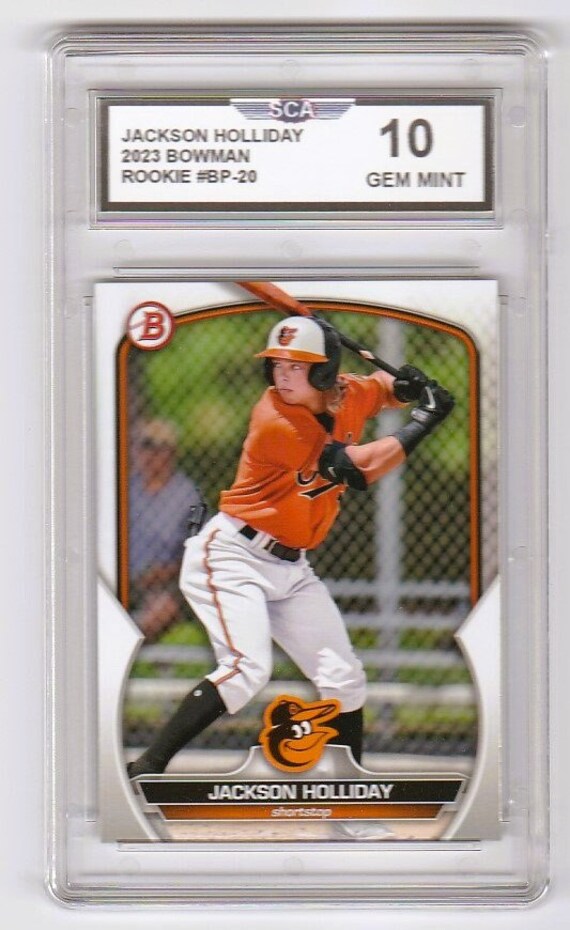 JACKSON HOLLIDAY 2023 BOWMAN Rookie Card Baltimore Orioles 