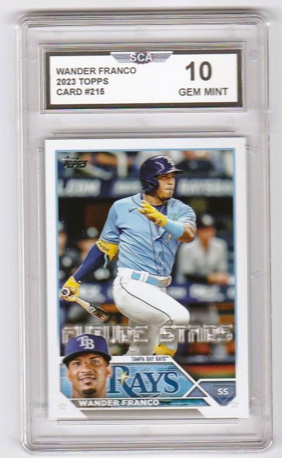 WANDER FRANCO 2023 TOPPS Baseball Card #215 Tampa Bay Rays