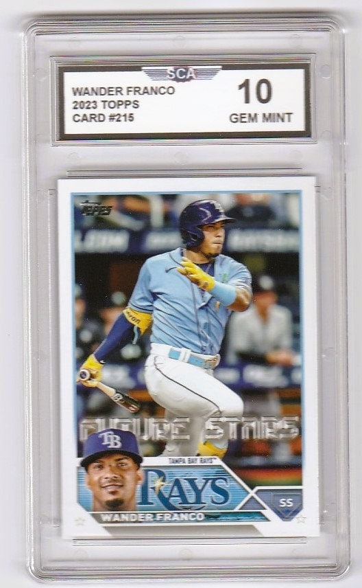 WANDER FRANCO 2023 TOPPS Baseball Card #215 Tampa Bay Rays