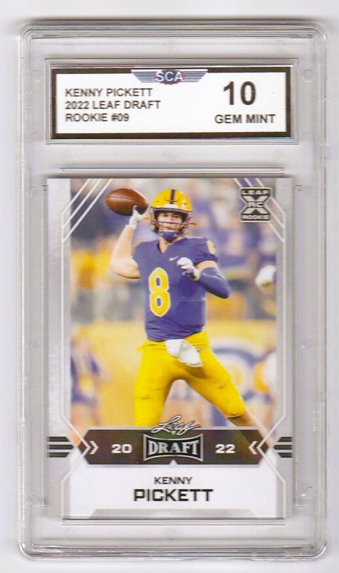 Kenny Pickett NFL 2022 Leaf METAL DRAFT 10シリ rc rookie 直筆