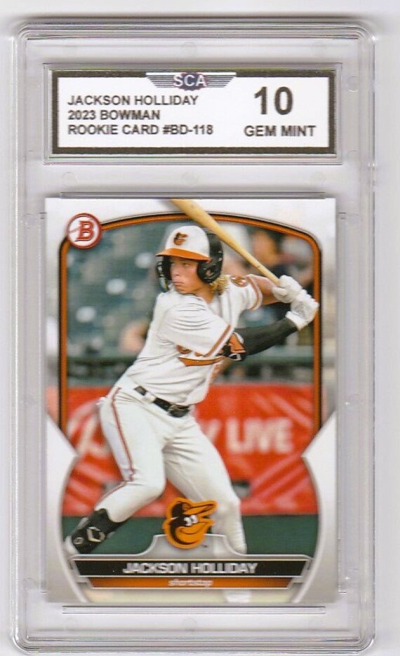 JACKSON HOLLIDAY 2023 BOWMAN Rookie Card #bd-118 Baltimore