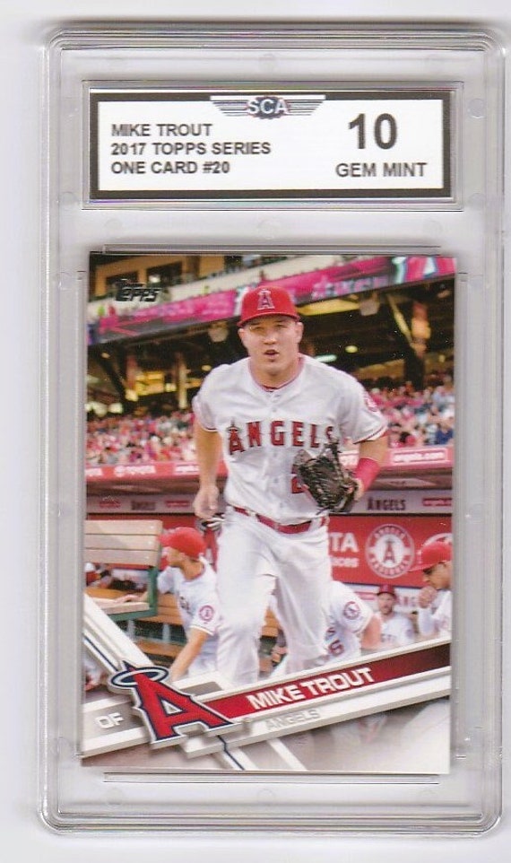 mike trout graded rookie card 2011 Bowman's Brightest SGC 9 Mike Trout Graded Rookie Cards