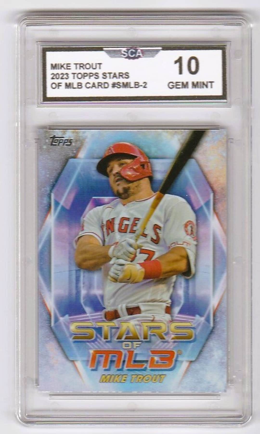 MIKE TROUT 2023 TOPPS Stars of Mlb Card Los Angeles Angels - Etsy
