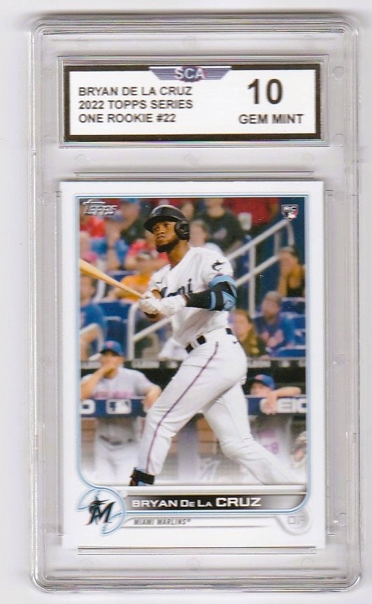 BRYAN De La CRUZ 2022 Topps Series One Rookie Card Atlanta Braves