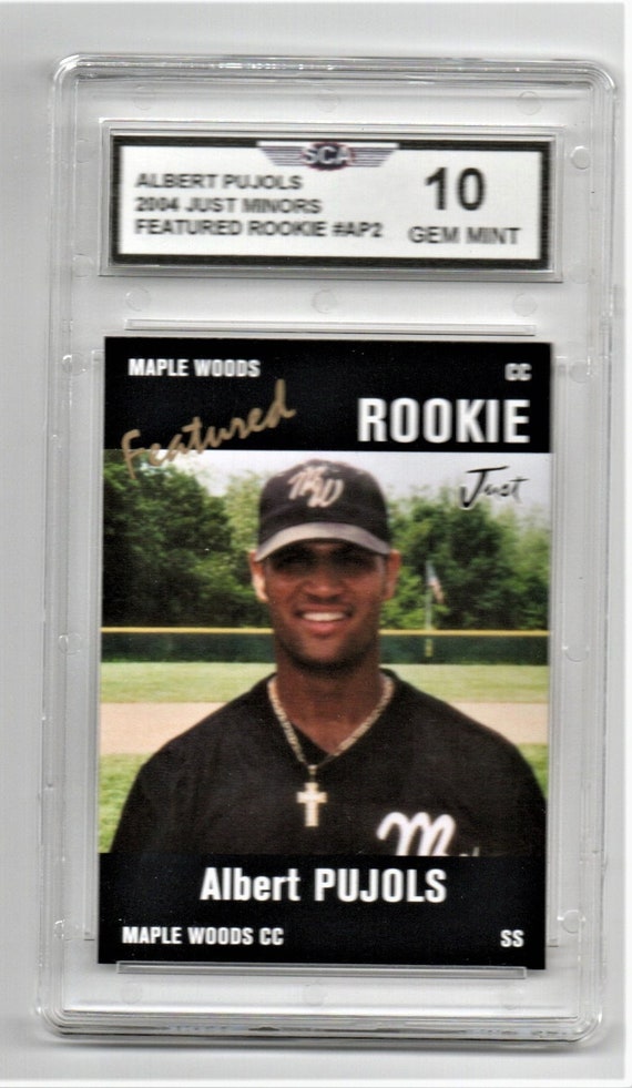 ALBERT PUJOLS 2004 just minors black rookie card #ap2 St. Louis 