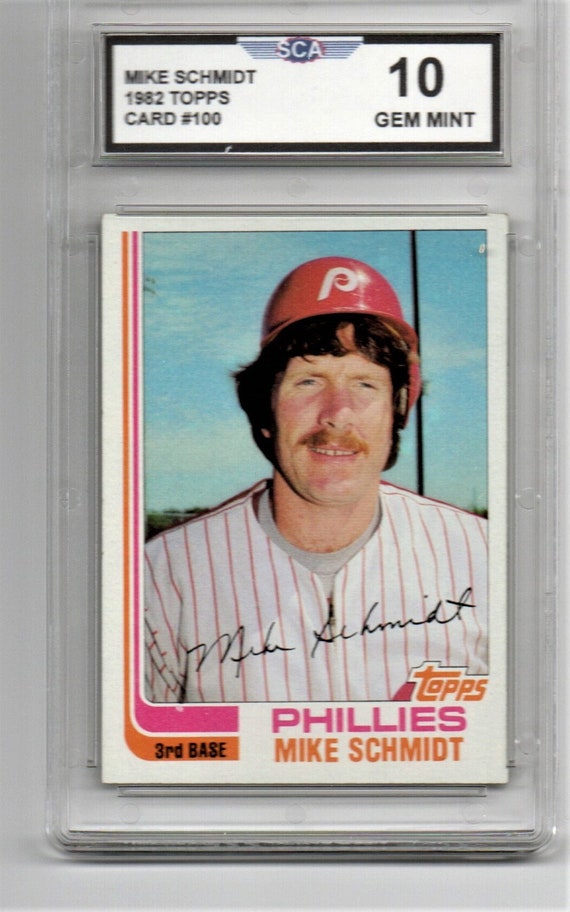 1980 Topps Mike Schmidt Baseball Card, Phillies 3rd Base