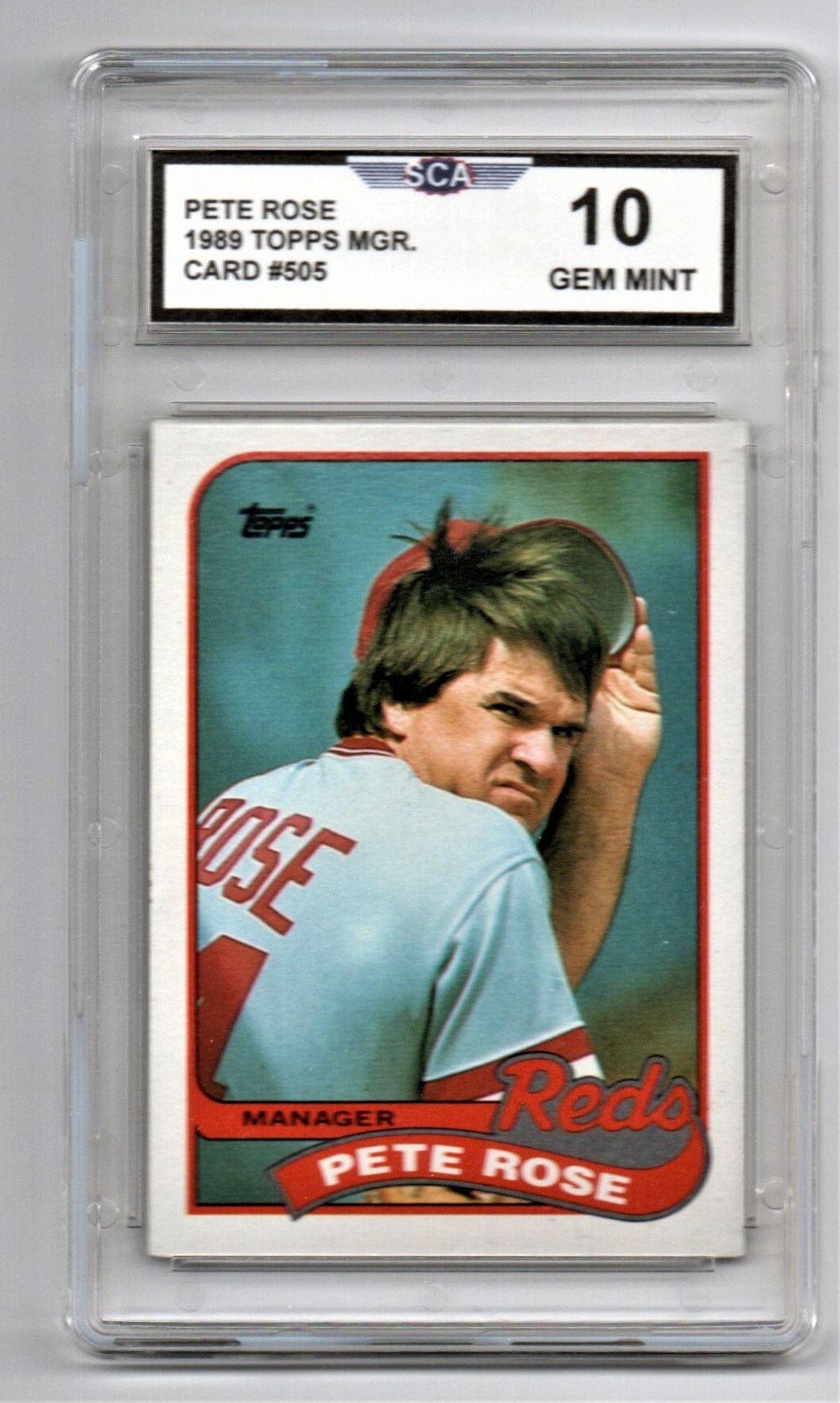 PETE ROSE 1989 TOPPS Manager Card - Etsy