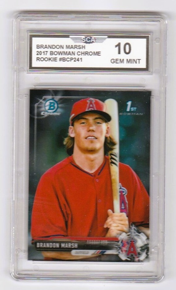 直筆サイン topps now JO ADELL BRANDON MARSH 928f5d19976007d5f26e4543db6d6c