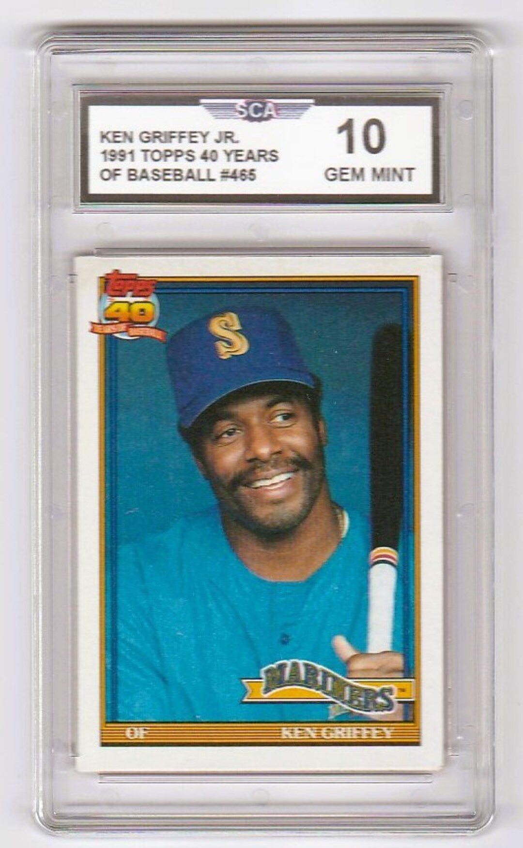 KEN GRIFFEY JR. 1991 Topps 40 Years of Baseball Card Etsy