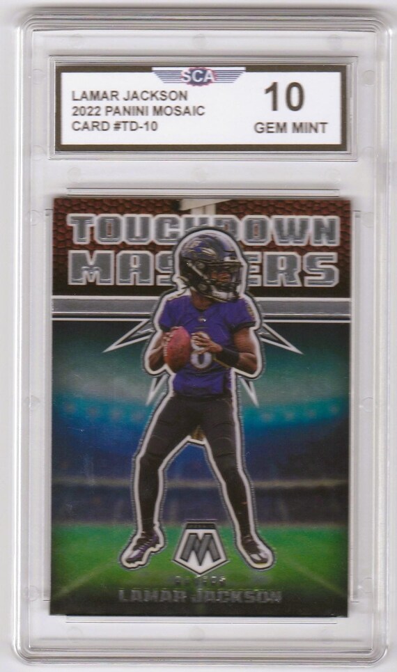 lamar jackson graded card 2018 Panini Select #149 Premier Level Rookie RC Football PSA 10 Gem Mint : Collectibles & Fine Art 2018 Donruss the Rookies #R17