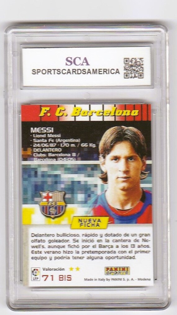 Reprint LIONEL MESSI 2004 MEGACRACKS #71 Bis Rookie Reprint Reprint LIONEL MESSI 2004 MEGACRACKS #71 Bis Rookie Reprint