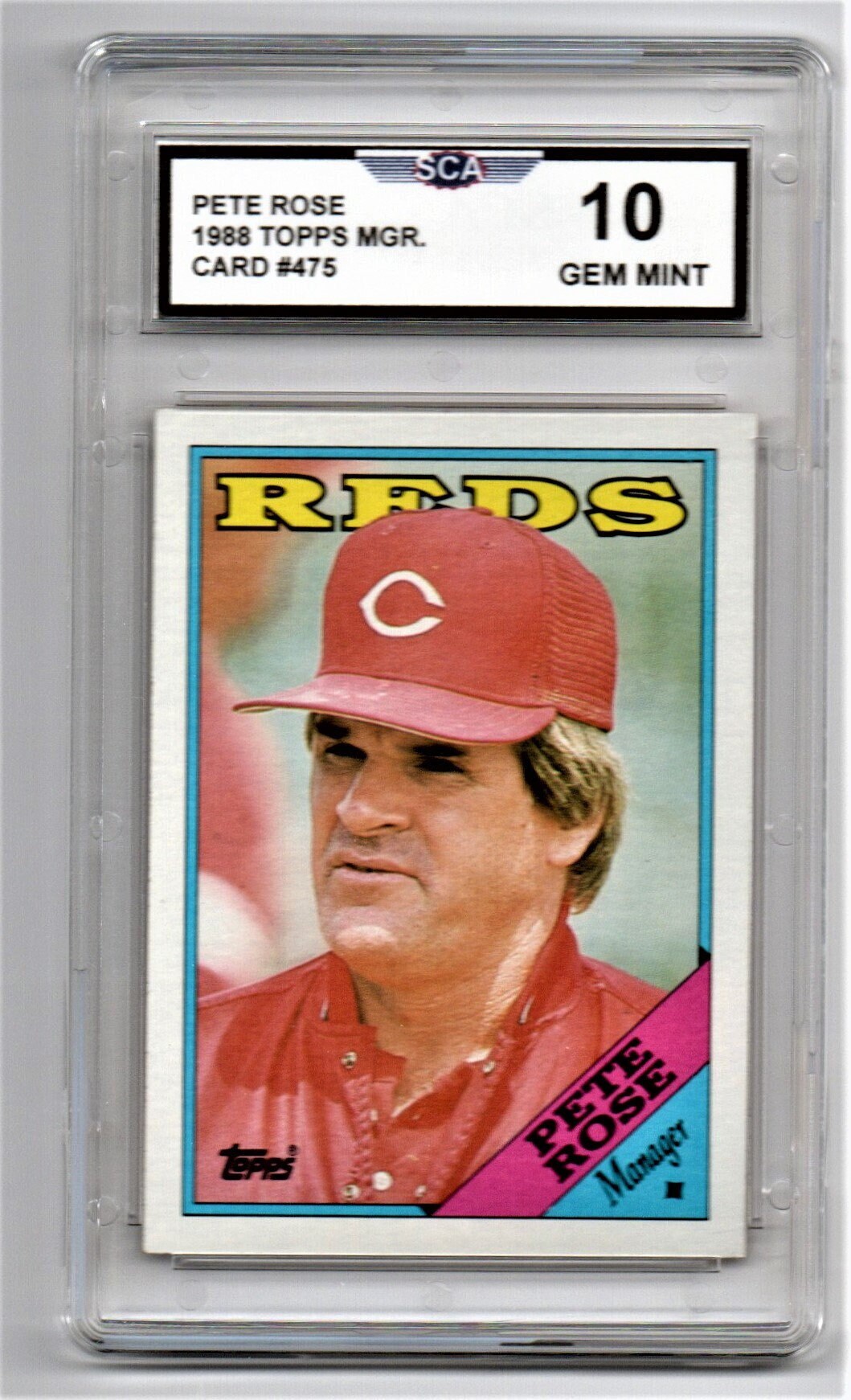 PETE ROSE 1988 TOPPS Manager Card - Etsy