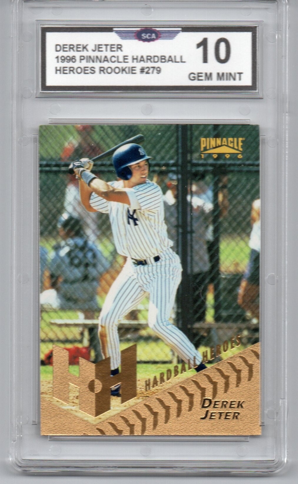 DEREK JETER 1996 Pinnacle Hardball Heroes Rookie Card - Etsy