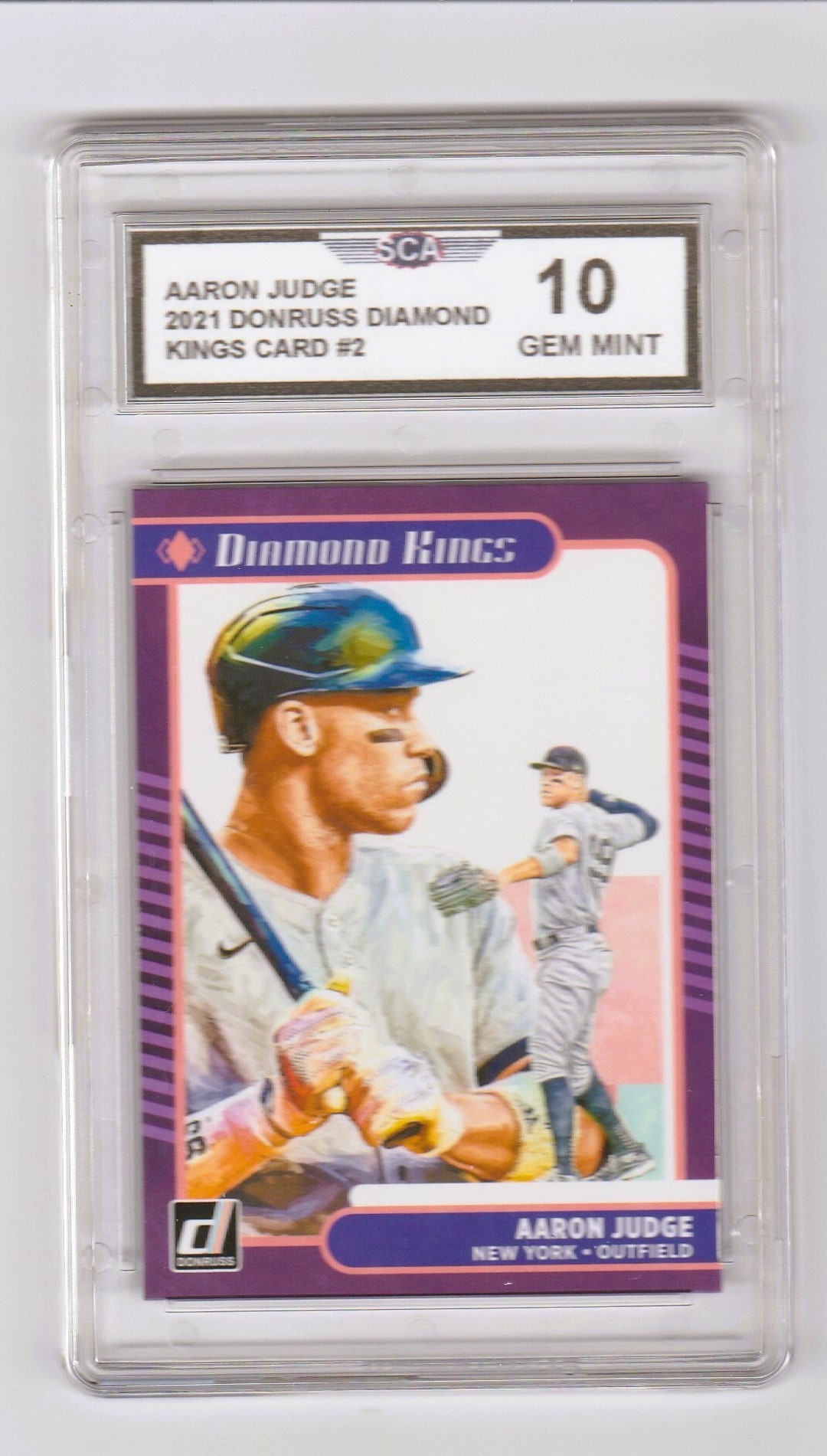 AARON JUDGE 2021 DONRUSS Diamond Kings Card - Etsy