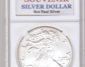 SILVER DOLLAR 2022 PRO Replica souvenir Beautiful Novelty Item (not real silver)
