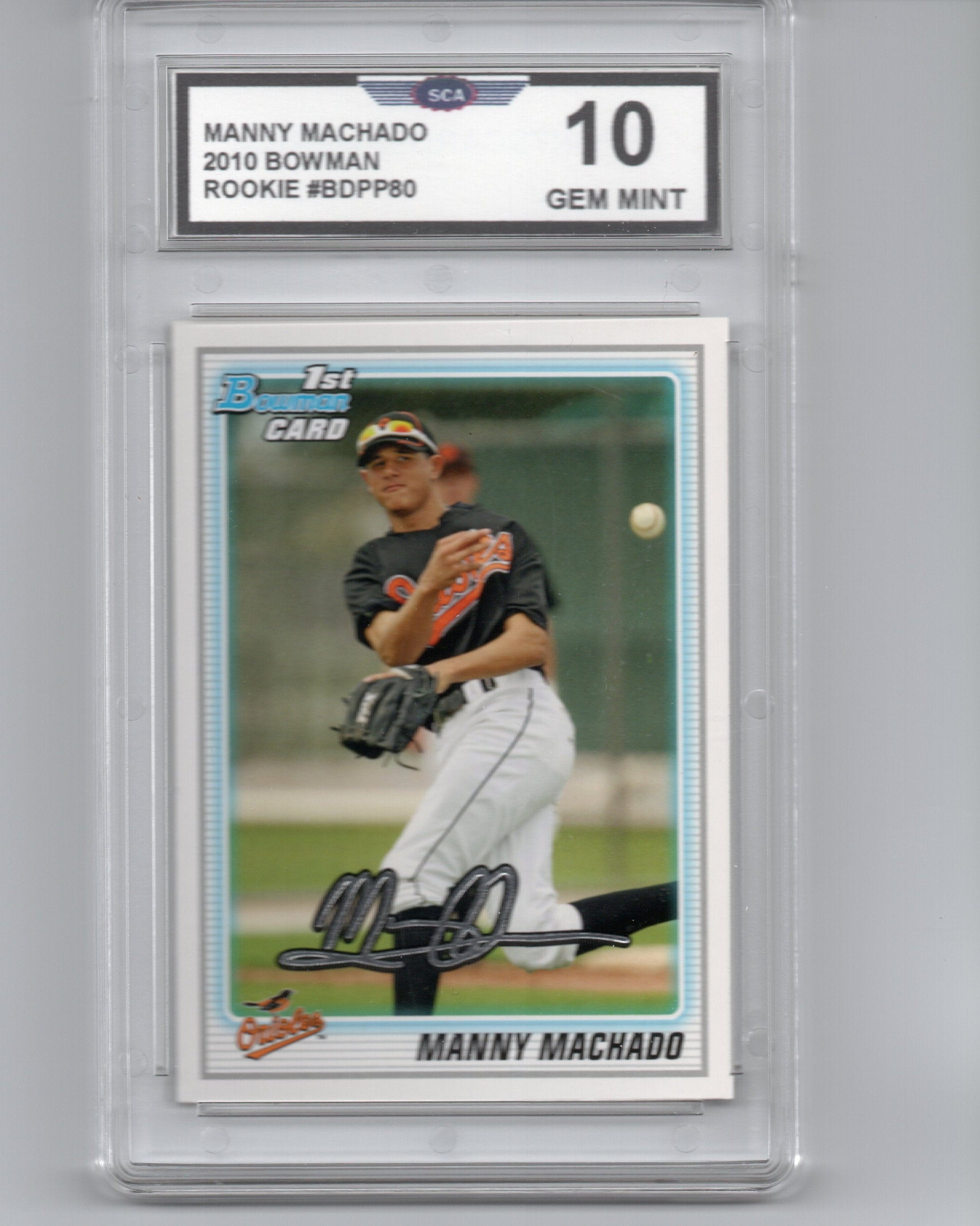 MANNY MACHADO 2010 Bowman San Diego Padres Rookie Card - Etsy