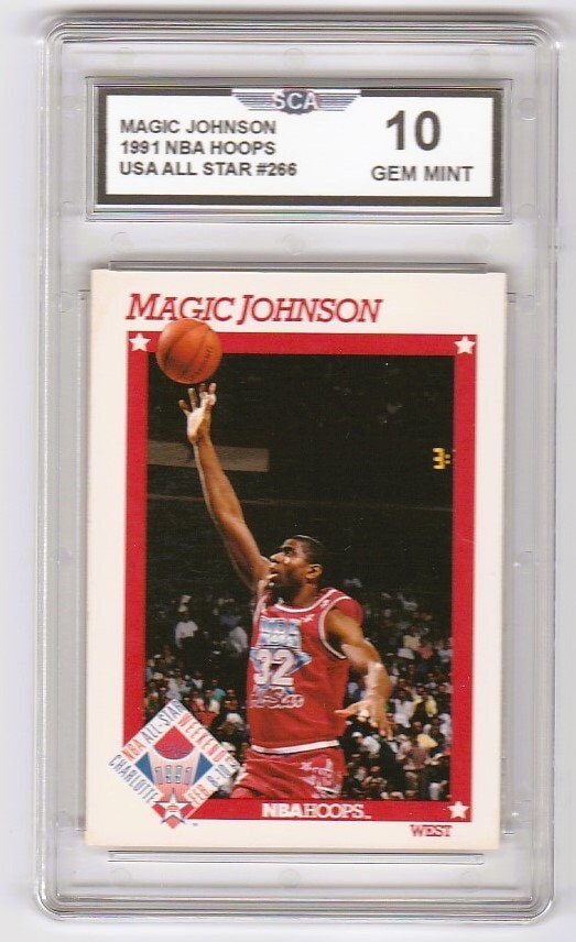 NBAカード MAGIC JOHNSON 1991 NBA Hoops Card La Lakers - Etsy