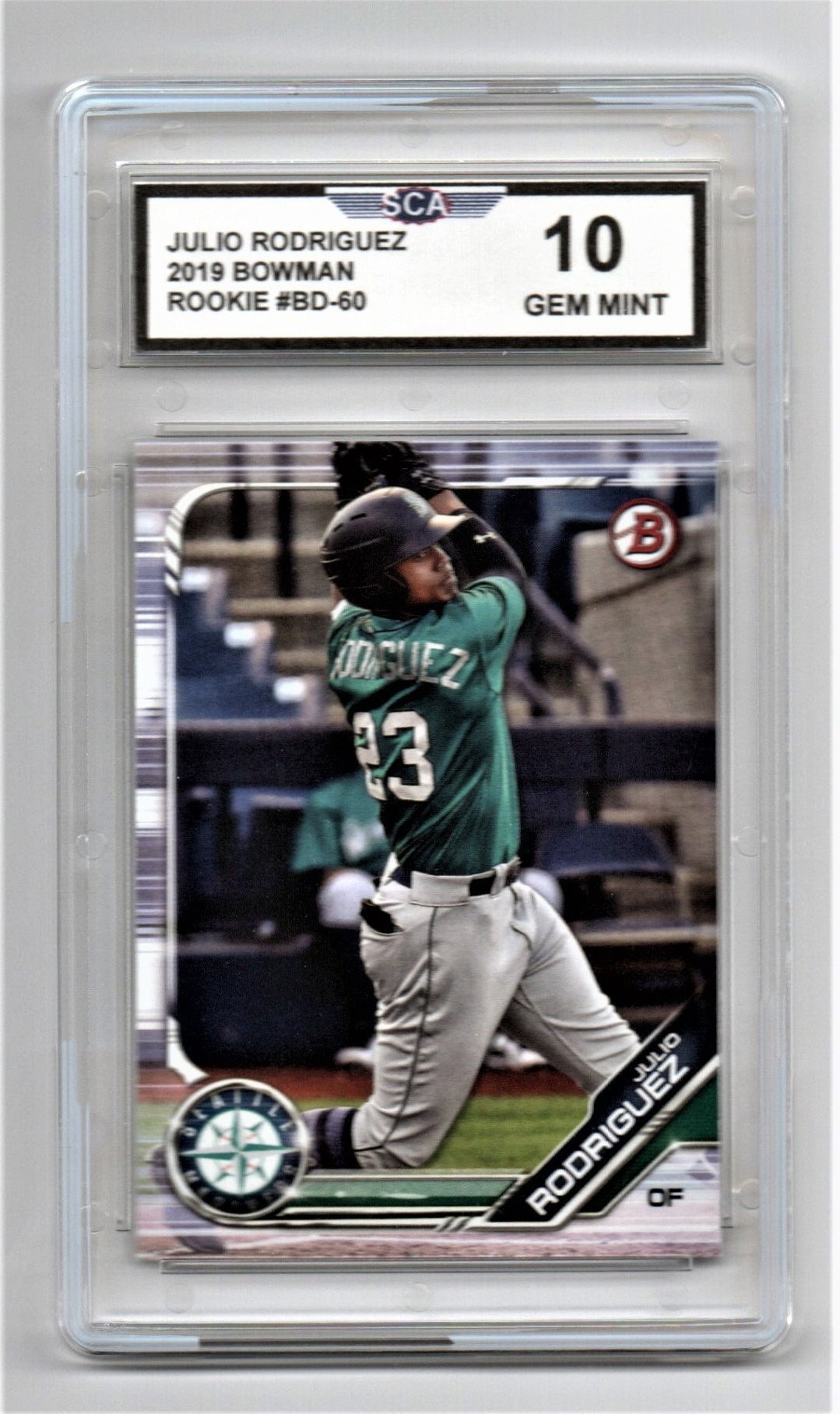 JULIO RODRIGUEZ 2019 BOWMAN Rookie Card Hot Etsy