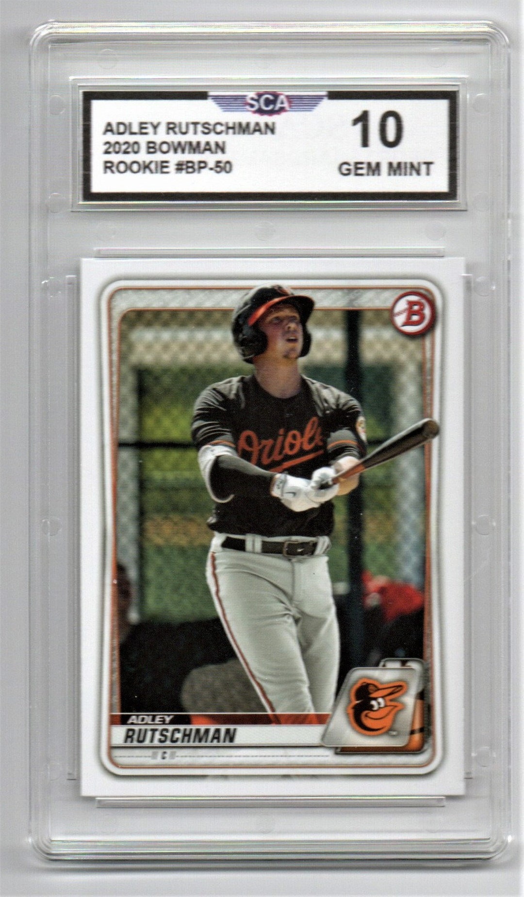 ADLEY RUTSCHMAN 2020 BOWMAN Rookie Card Baltimore Orioles - Etsy