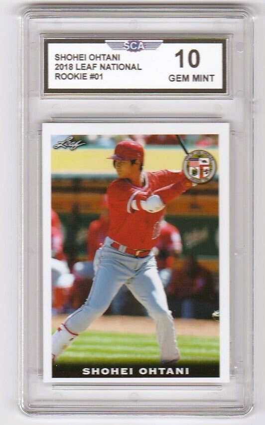 SHOHEI OHTANI 2018 LEAF National Rookie Card #01 Los Angeles