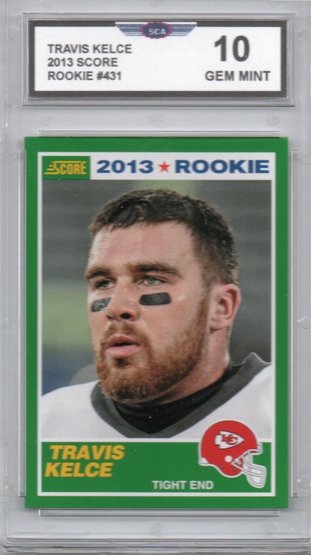 TRAVIS KELCE 2013 Score Rookie Football Card 431. Etsy
