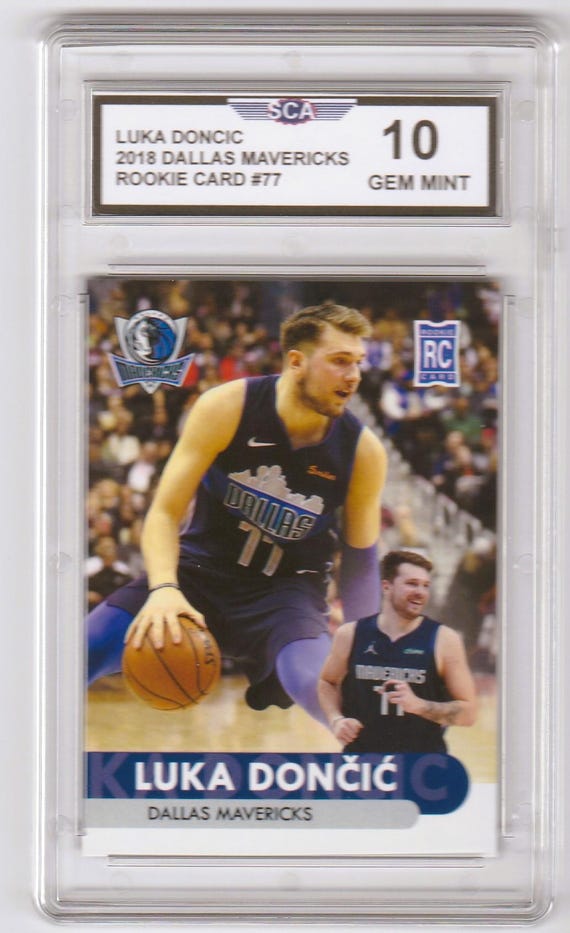luka doncic graded rookie card Amazon.com: Luka Doncic 2018 Hoops Basketball Rookie Card RC #268 Graded  PSA 10 GEM MINT (Cert# 50376031) : Collectibles & Fine Art