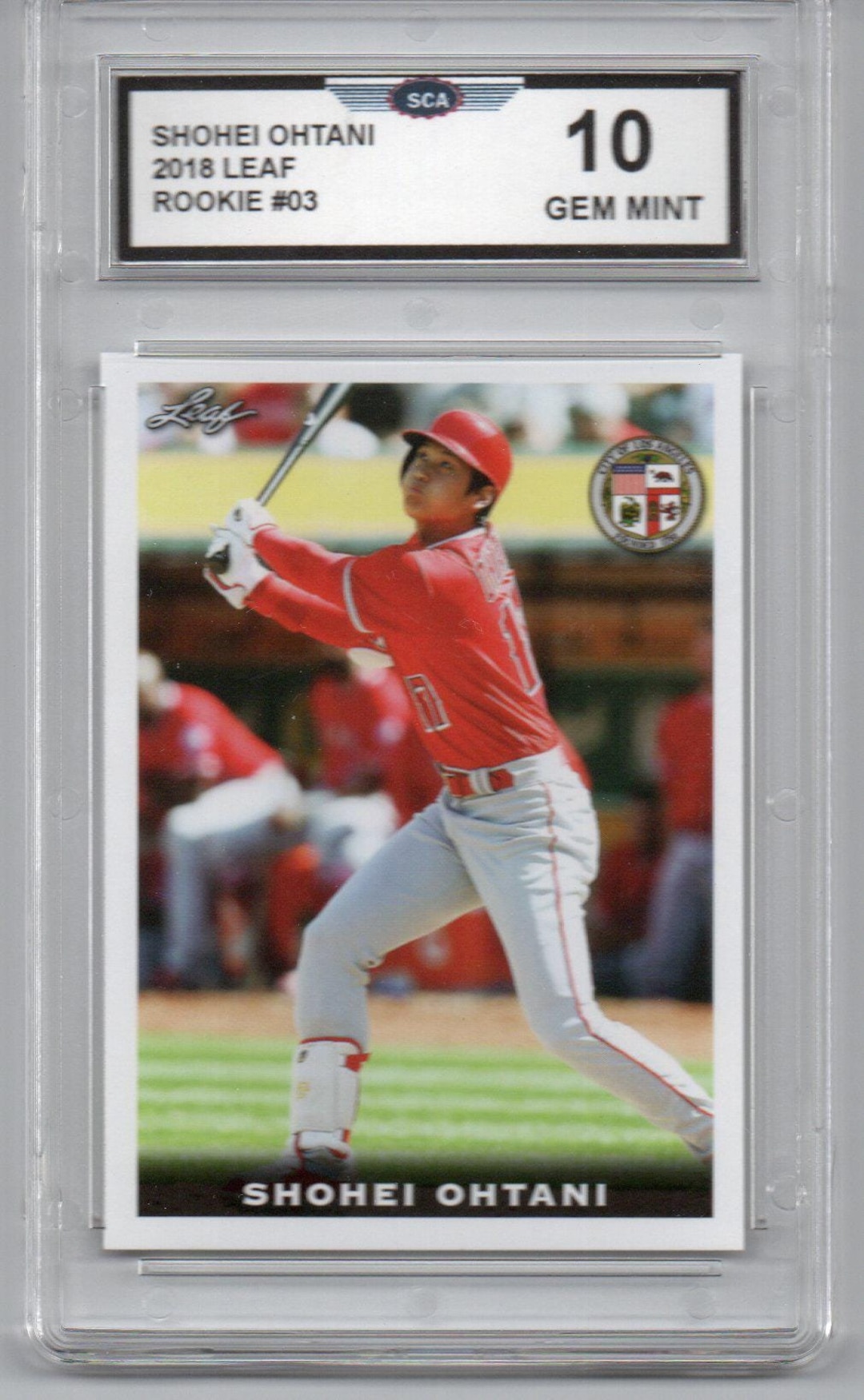 SHOHEI OHTANI 2018 LEAF National Rookie #03 Los Angeles Dodgers - Etsy