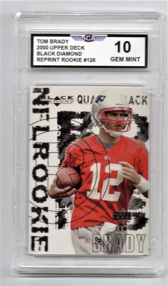 tom brady graded rookie card Autographed 2000 Upper Deck UD #104 New England Patriots BGS 9.5 Auto Grade Gem Mint 10 #540/1325 Beckett BAS #13060280 2000 Quantum Leaf #343 Tom