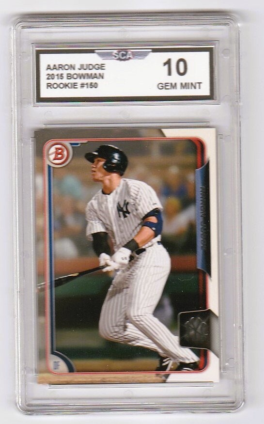 aaron judge rookie card bowman