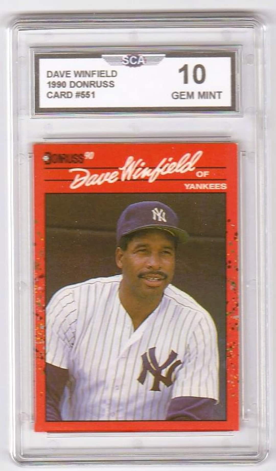 DAVE WINFIELD 1990 DONRUSS Card New York Yankees Outfielder - Etsy