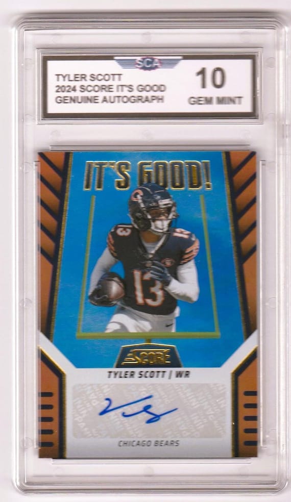 TYLER SCOTT 2024 SCORE It's Good Genuine Autograph Card Chicago