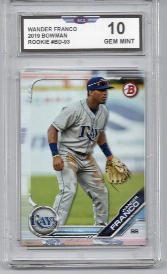 Wander Franco 2019 Bowman Chrome 1st Atomic Refractor Signature