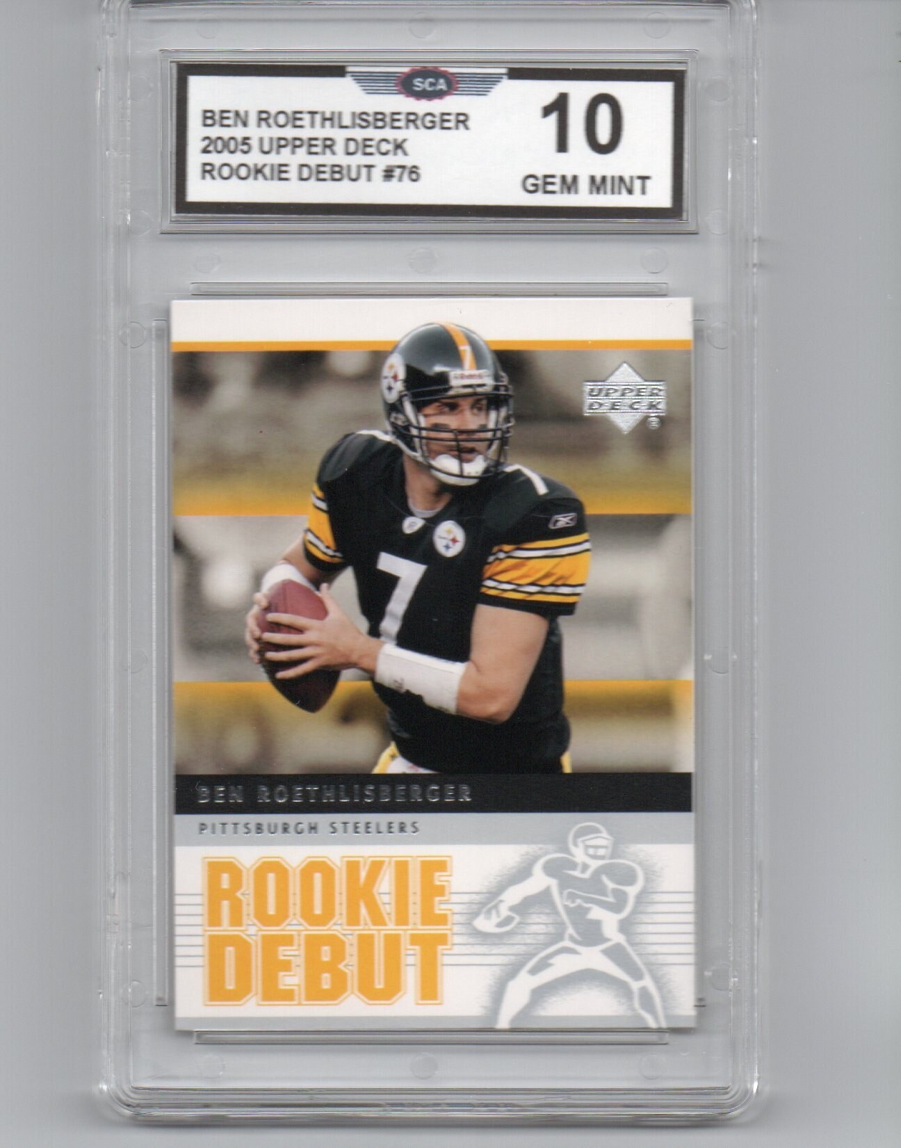 BEN ROETHLISBERGER 2005 Upper Deck Rookie Debut - Etsy Finland