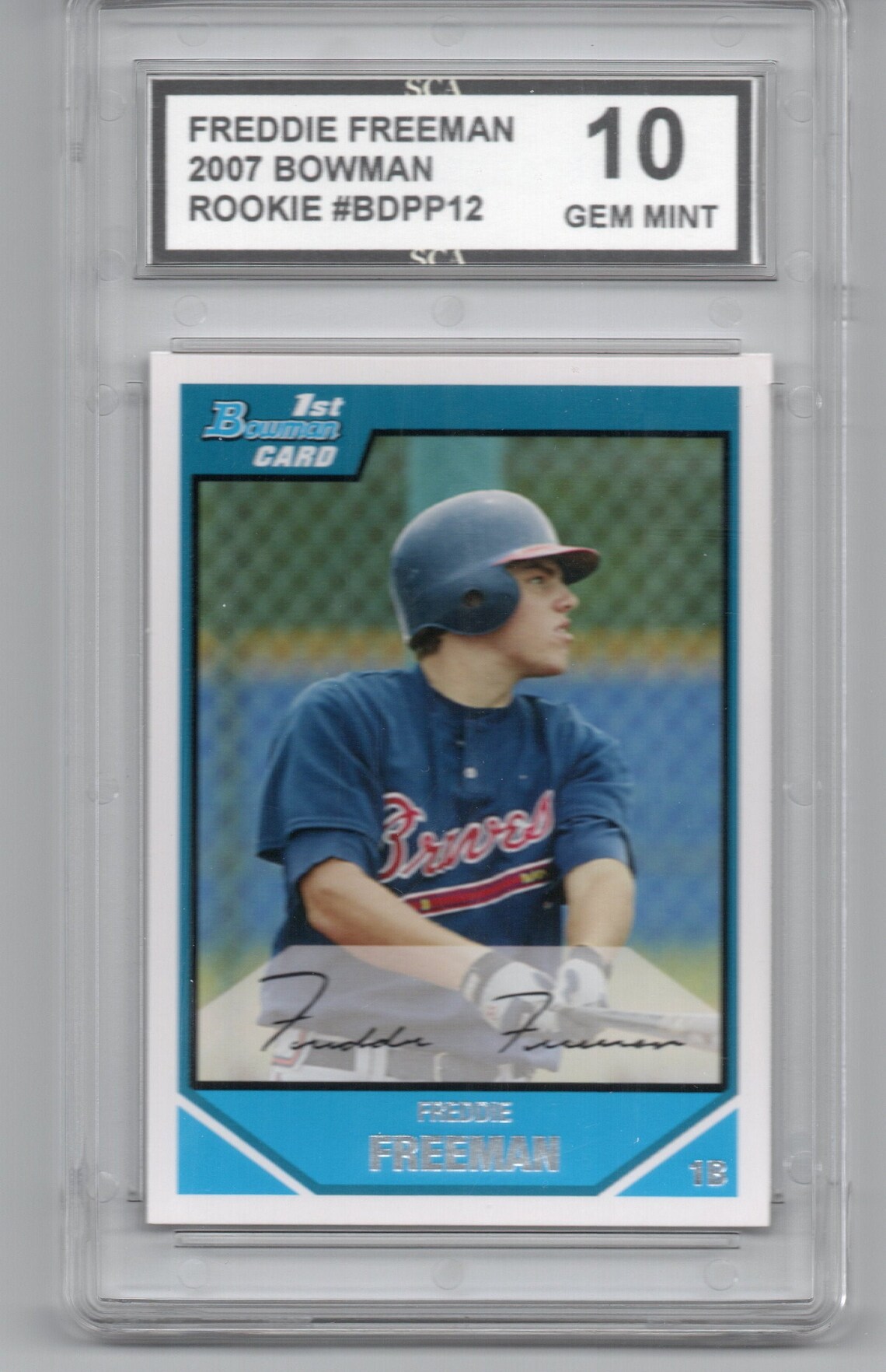 FREDDIE FREEMAN 2007 Bowman Rookie Card Etsy