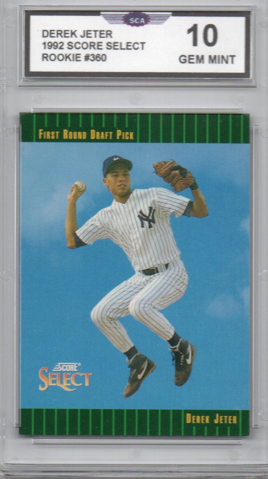 DEREK JETER 1992 Score Select Rookie Card - Etsy