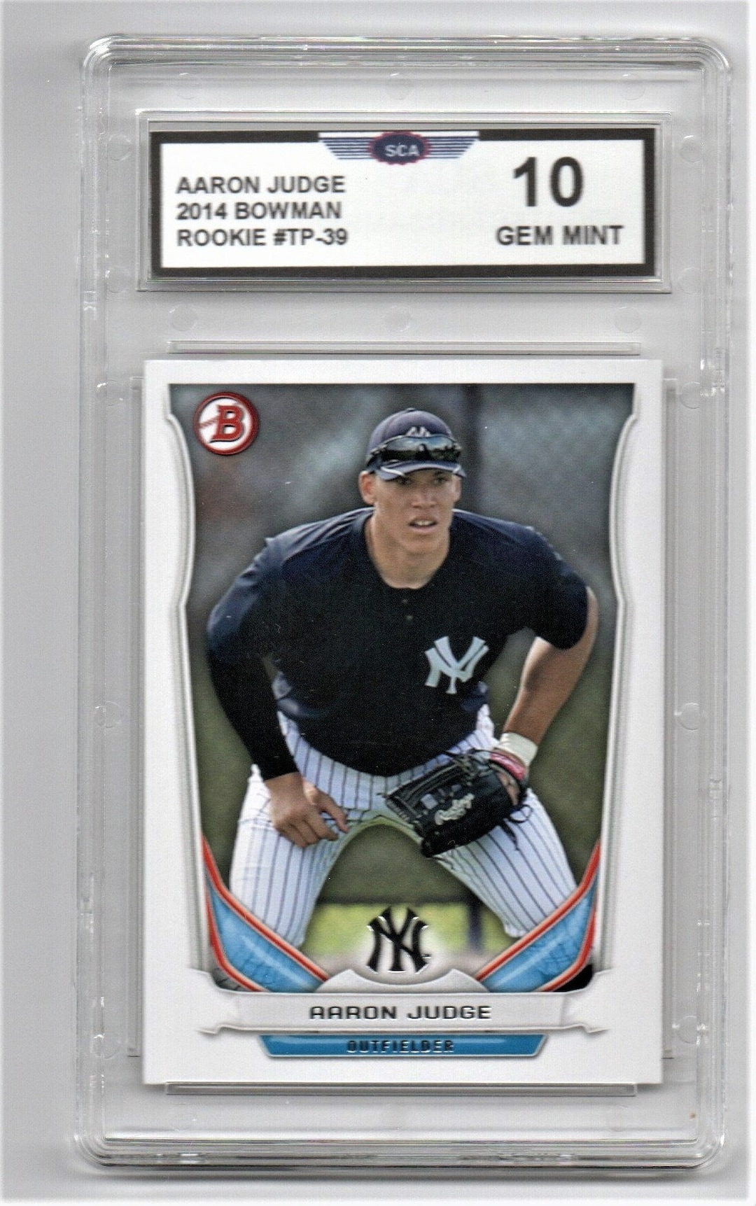 New York Yankees Rookie Card Investment Aaron Judge 2015 Bowman