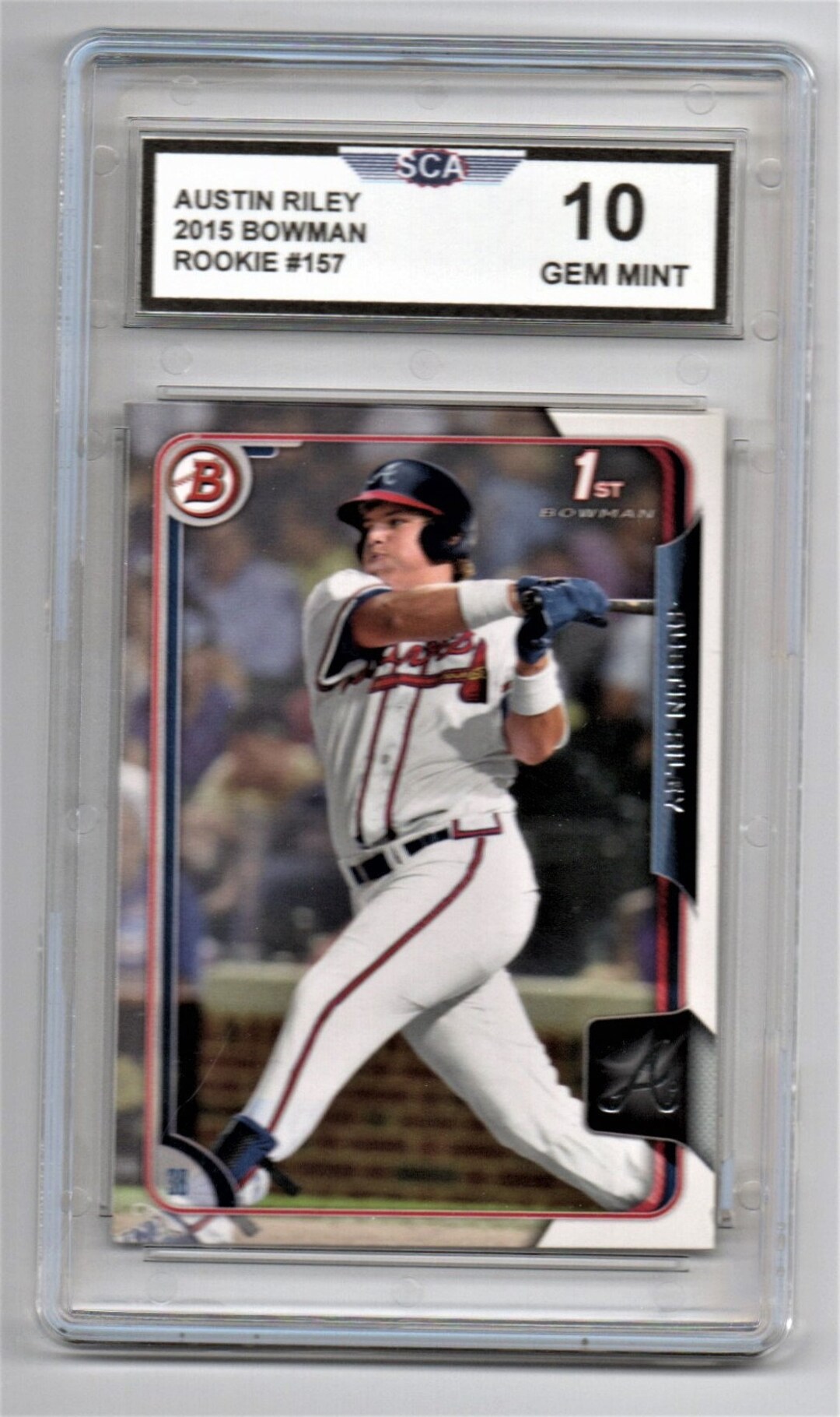 Sign Cards Austin Riley Rookie AUSTIN RILEY 2015 BOWMAN Rookie Card Atlanta Braves - Etsy
